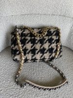 19K Houndstooth 19 Flap Beige/Black Small MHW - Image 10