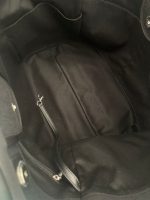20S Black Large Deauville Shopping Bag Silver Hardware - Image 8