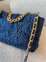 20S Blue Denim 19 Flap Quilted Small Mixed Hardware - Image 6
