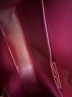 21A Burgundy Lambskin Quilted Classic Flap Medium LGHW - Image 14