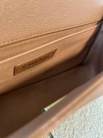 21K Caramel Caviar Quilted Old Medium Boy Bag LGHW - Image 12