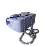 21k Lavender/ Light Purple Lambskin Quilted Mini Top Handle Light Gold Hardware - Image 3