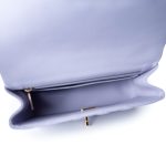 21k Lavender/ Light Purple Lambskin Quilted Mini Top Handle Light Gold Hardware - Image 14
