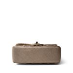 21P Gold Grained Lambskin Mini Rectangular Flap Light Gold Hardware - Image 15