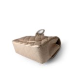 21P Gold Grained Lambskin Mini Rectangular Flap Light Gold Hardware - Image 4