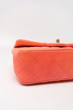 21P Mini Top Handle Orange Ombre Lambskin Quilted Aged Gold Hardware - Image 7
