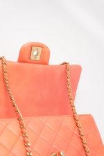 21P Mini Top Handle Orange Ombre Lambskin Quilted Aged Gold Hardware - Image 19
