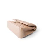 21S Pearly Beige Calfskin Quilted Classic Double Flap Light Gold Hardware - Image 4