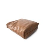Dark Beige Calfskin Quilted Mini 22 Hobo Bag Antique Gold Hardware - Image 6