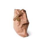 Caramel Calfskin Quilted 22 Hobo Bag Medium Antique Gold Hardware - Image 11