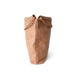 Caramel Calfskin Quilted 22 Hobo Bag Medium Antique Gold Hardware - Image 14
