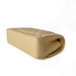22B Yellow Caviar Quilted Classic Flap Small Light Gold Hardware - Image 10