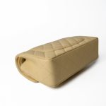 22B Yellow Caviar Quilted Classic Flap Small Light Gold Hardware - Image 12