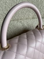 22P Light Pink Caviar Quilted Coco Handle Medium LGHW - Image 3