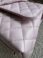 22P Light Pink Caviar Quilted Coco Handle Medium LGHW - Image 17