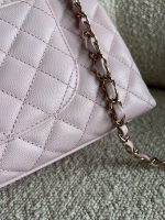22P Light Pink Caviar Quilted Coco Handle Medium LGHW - Image 18