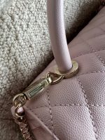 22P Light Pink Caviar Quilted Coco Handle Medium LGHW - Image 26