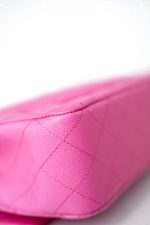 22P Pink Caviar Quilted Classic Flap Medium Light Gold Hardware - Image 10