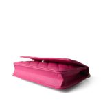 22P Pink Caviar Quilted Wallet on Chain Light Gold Hardware - Image 17