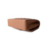 22S Caramel Lambskin Quilted Medium Classic Flap Light Gold Hardware - Image 12