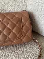 22S Caramel Mini Rectangular Lambskin Quilted LGHW - Image 4