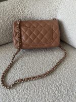22S Caramel Mini Rectangular Lambskin Quilted LGHW - Image 6