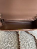 22S Caramel Mini Rectangular Lambskin Quilted LGHW - Image 2