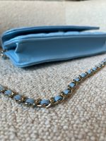 22S Light Blue Caviar Quilted Wallet On Chain (WOC) - Image 8