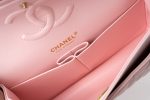 22S Light Pink Caviar Quilted Classic Flap Medium LGHW - Image 12