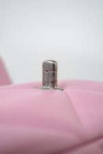 22S Pink Lambskin Quilted 19 Small Reverse Mixed Hardware - Image 19