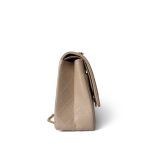 15P Beige Crumpled Calfskin Quilted Reissue 2.55 Flap 227 Aged Gold Hardware - Image 11