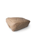 21S Dark Beige Lambskin Quilted 19 Flap Medium/Large - Image 9