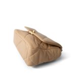 22C Beige Clair Lambskin Quilted 19 Flap Small Mixed Hardware - Image 2