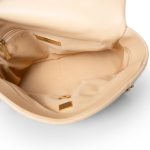 22C Beige Clair Lambskin Quilted 19 Flap Small Mixed Hardware - Image 8