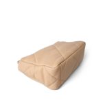 22C Beige Clair Lambskin Quilted 19 Flap Small Mixed Hardware - Image 11