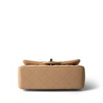 22C Beige Lambskin Quilted Mini Rectangular Quilted Flap Bag - Image 5
