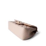 22C Light Beige / Beige Lambskin Quilted Mini Top Handle Light Gold Hardware - Image 4