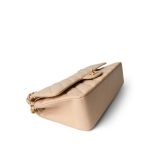 Beige Clair Caviar Quilted Classic Flap Medium Gold Hardware - Image 10