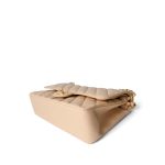 Beige Clair Caviar Quilted Classic Flap Medium Gold Hardware - Image 11