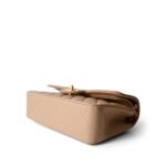 Beige Clair Caviar Quilted Classic Flap Small Gold Hardware - Image 7