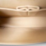 Beige Clair Lambskin Quilted Classic Flap Medium Gold Hardware - Image 11