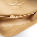 Beige Lambskin Quilted Classic Flap Small Gold Hardware - Image 6
