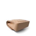Beige Clair Caviar Quilted Classic Flap Small Gold Hardware - Image 10