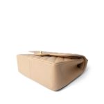 Beige Clair Caviar Quilted Jumbo Classic Flap Gold Hardware - Image 12