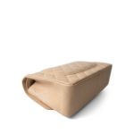 Beige Clair Caviar Quilted Jumbo Classic Flap Gold Hardware - Image 13