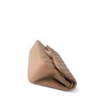 Dark Beige / Caramel Lambskin Quilted Jumbo Classic Flap Light Gold Hardware - Image 8