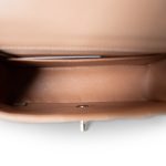 Light Caramel Quilted Mini Rectangular Silver Hardware - Image 10