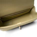 Pastel Yellow Lambskin Quilted Mini Top Handle Light Gold Hardware - Image 10
