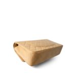 Vintage Beige Lambskin Quilted Classic flap Medium Gold Hardware - Image 7