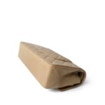 Vintage Dark Beige Lambskin Quilted Classic Flap Medium Gold Hardware - Image 13